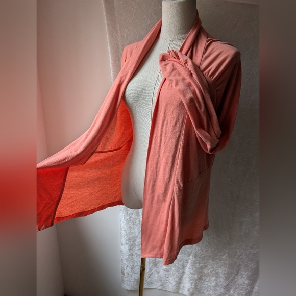 Aventura Peach Organic Cotton Poly Cardigan - Picture 3 of 10